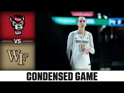 NC State vs. Wake Forest Condensed Game | 2025-26 ACC Women's Basketball