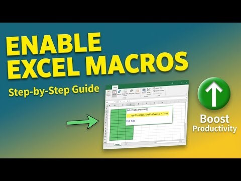 Make Excel Do Your Work For You With Macros!
