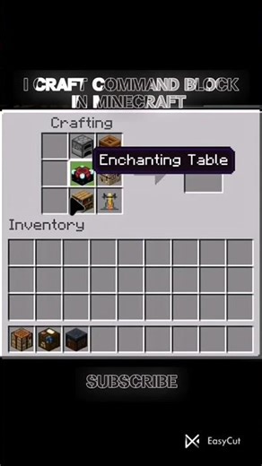 “I Crafted a Command Block in Minecraft 😳🧱”