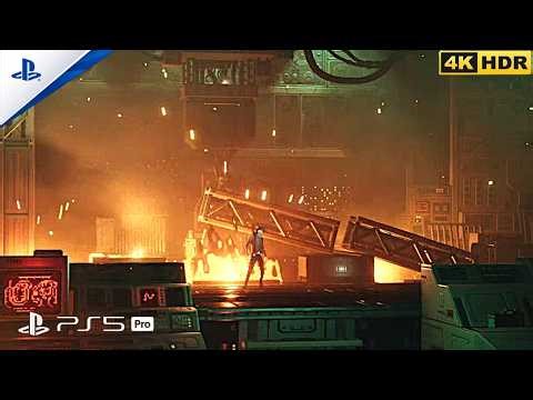 (PS5) Futuristic Soldier Running Through Exploding Realistic Gameplay [4K60FPS] REPLACED