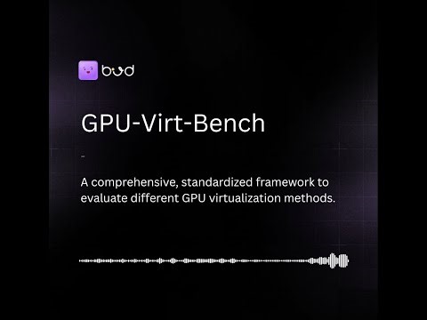 GPU-Virt-Bench - A comprehensive framework to evaluate different GPU virtualization methods.