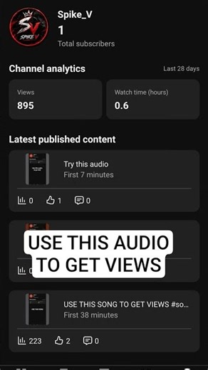 Try this audio