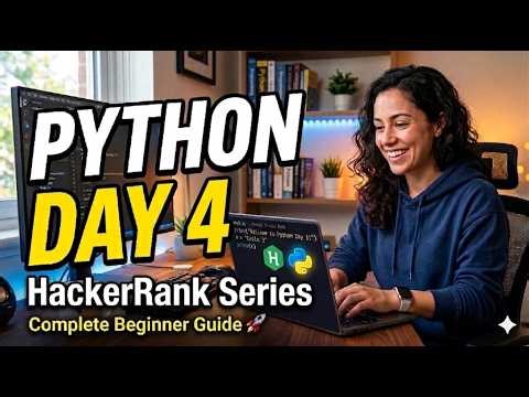 Day 4 " HackerRank python series "| loops -Print Squares Problem Explained 🔥| Beginners Must Watch 🚀