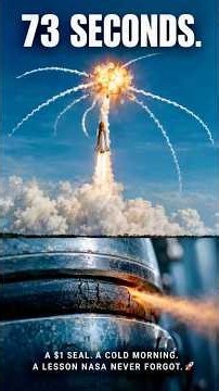 73 Seconds After Liftoff — The Real Story of the Challenger Disaster 🚀#shorts #scienceshorts