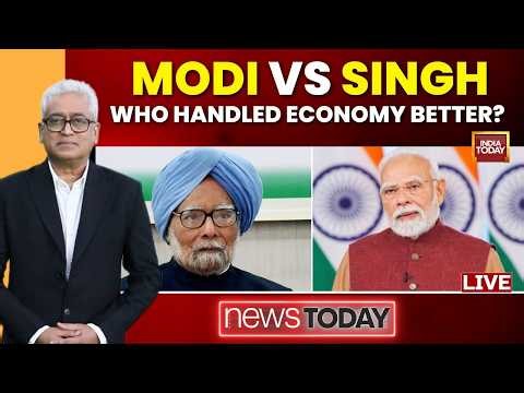 Rajdeep Sardesai LIVE: Who Handled India’s Economy Better — Modi Or Manmohan? | Mood Of The Nation