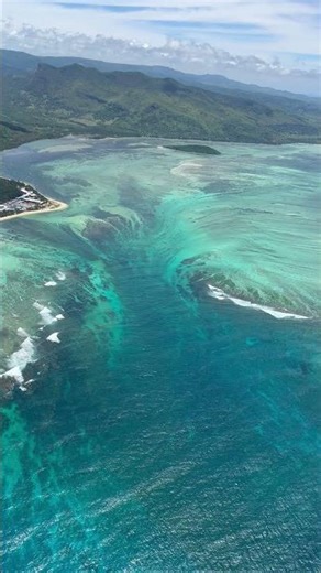 The underwater waterfall in Mauritius #travel #adventure #mauritius #wanderlust