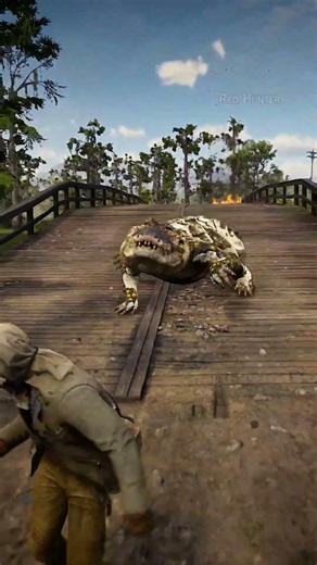 Arthur’s Survival Skills in RDR2 P1541 😳 #shorts