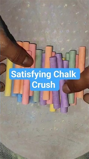 Satisfying Chalk Crush ASMR 🥰 | Relaxing Crunch Sounds | Oddly Satisfying