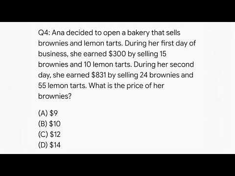 Systems of Linear Equations Word Problems | SAT Math Practice