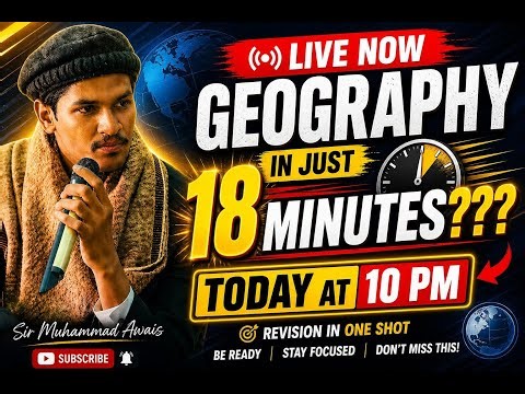 GEOGRAPHY IN JUST 18 MINUTES??? | LIVE CRASH REVISION