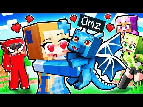 Playing as a BABY DRAGON to Rizz Girls in Minecraft!