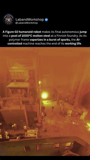 🤖 This Robot Just Jumped Into 1000°C Molten Steel