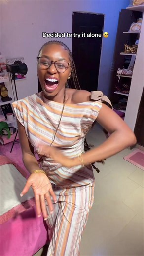 Audrey Cyrill Sunday transition with trouser — solo try reaction