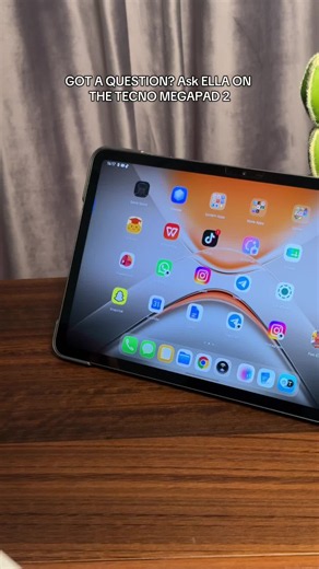 Ask ELLA on the TECNO MEGAPAD 2 — How the AI Assistant Helps Students