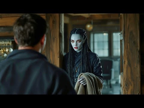 The Alien Woman Entered My Cabin to Escape the Storm,But She Couldn't Speak When She Saw I Was Human