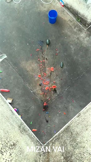 Experiment: Will grapes and watermelons explode if they roll down a tall building? #reels | MIZAN VAI