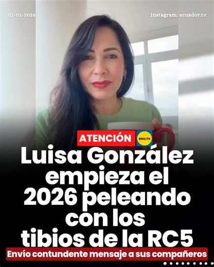Luisa González Llama a la Coherencia en RC5