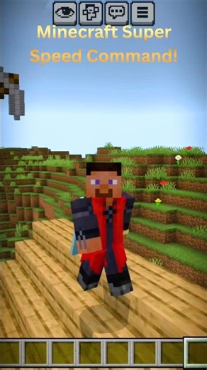 Minecraft Secret Speed Command 🤯 #minecraft #shorts #minecraftshorts #gaming #mcpe