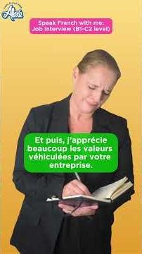 Can you do a job interview in French? Test your spoken French with me! 🇫🇷🧳