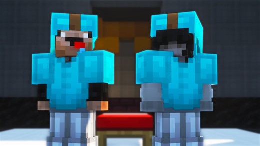 Clutching a 2v1 in Bedwars w/ my friendgirl