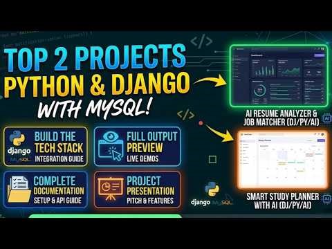 Top 2 Full Stack Python Django Project with MySQL Database You Must Try in 2026 (With Code & PPT)