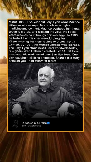 HIS DAUGHTER GOT SICK—SO HE TOOK A THROAT SWAB AND SAVED 8 MILLION LIVES 🧬❤️