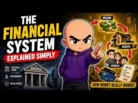 THE FINANCIAL SYSTEM: Explained Completely in 1 Video | Personal Finance Basics for Beginners