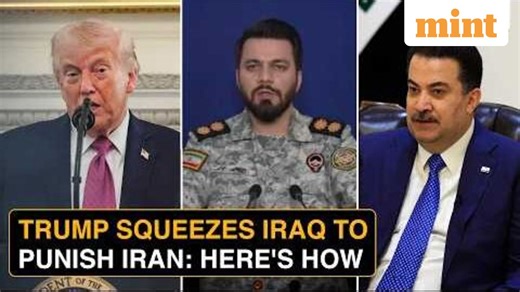 Trump Blocks Iraq's $500 Million Cash Flow, To Take Revenge On Iran | Report | Mint