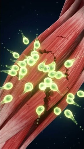 How Do Muscles Grow After Exercise? 💪 #muscles #science #3danimation