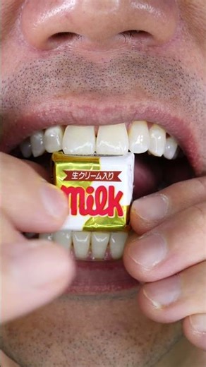 ASMR | 生クリーム入り Milk Candy Crunch Sounds! #ASMR #MilkCandy