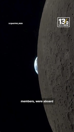 Astronaut shares video of "Earthset"