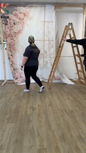 Kate Spring Flower Window Curtains Backdrop | 3x3m