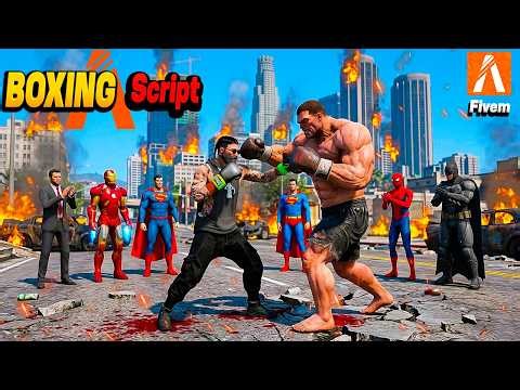 REALISTIC BOXING [ FIVEM SCRIPT ] in Action
