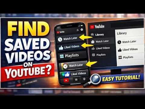 How To Find Saved Videos On YouTube (Watch Later, Likes & Playlists)