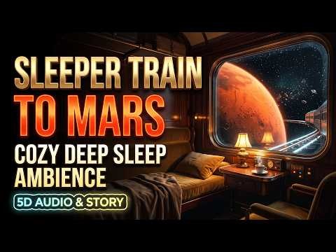 1968 Sleeper Train to Mars | Cozy Retro Sci-Fi Ambience & Story for Deep Sleep (5D Audio)