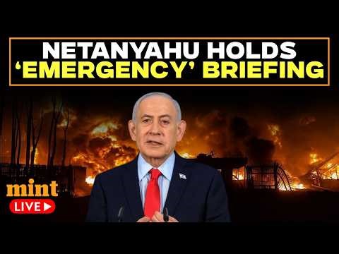 Israeli PM Netanyahu LIVE | Netanyahu Holds Emergency Press Briefing Amid US-Iran Talks In Islamabad