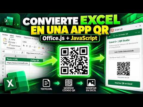 Convierte Excel en una App QR | Office.js + JavaScript