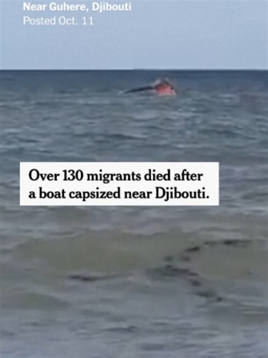 At least 139 people have died, and an additional 84 are still missing, after a boat carrying hundreds of migrants capsized while traveling from the Horn of Africa to Yemen, the International Organization for Migration said on Sunday. The shipwreck is among the deadliest ever recorded on the route, which is one of the most dangerous crossings in the world. #africa#djibouti #yemen