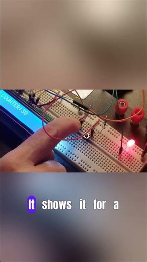 How a Simple Button Controls Lights and Messages #arduino #counter #lcddisplay