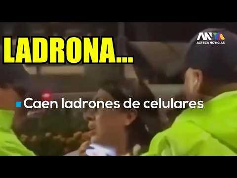 Detienen a delincuentes con decenas de celulares robados durante los festejos en la CDMX
