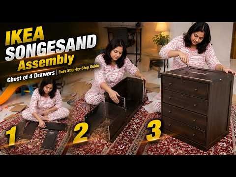 IKEA SONGESAND Assembly – Chest of 4 Drawers | Easy Step-by-Step Guide