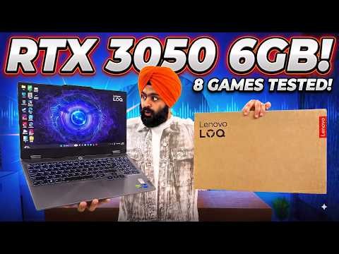 Lenovo LOQ in 2026❓RTX 3050 6gb - Unboxing & Review - 8 Games Tested 😮🤧