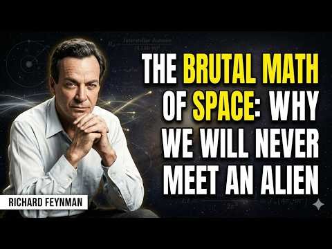 The Brutal Math of Space: Why We Will NEVER Meet an Alien | Richard Feynman
