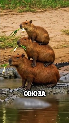 Capybaras have the world all figured out #animals #cuteanimals