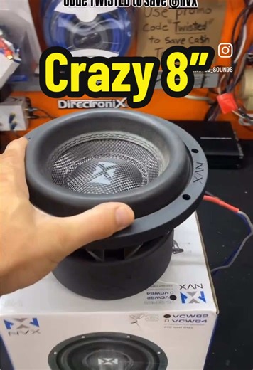 NVX VCW 8 Inch Subwoofer Review