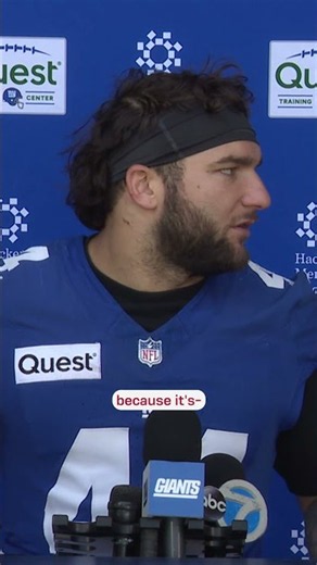 Cam Skattebo on the team's 1-0 mindset #giants #nfl #football #nygiants #camskattebo #shorts