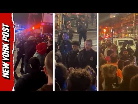 8 Arrested After Violent Anti-ICE Mob Protest Outside Brooklyn Hospital