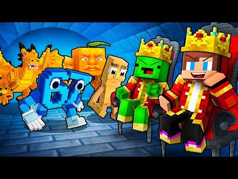 JJ and Mikey Became KINGS Of BRAINROTS in Minecraft - Maizen
