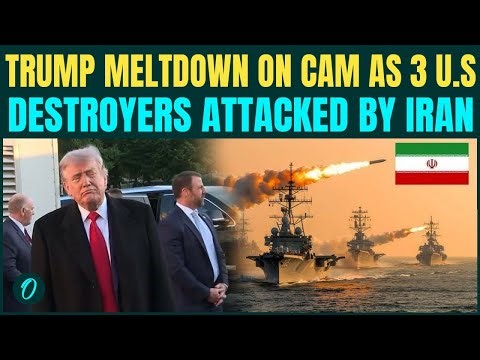 Iran BOMBS 3 US Warships BREAKING: Trump GRILLED By Reporters as US Destroyers FLEE Hormuz| Iran War