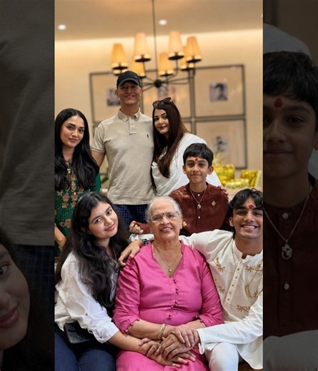 Aishwarya Rai share first picture with her Nephew and Aaradhya celebrating his Birthday